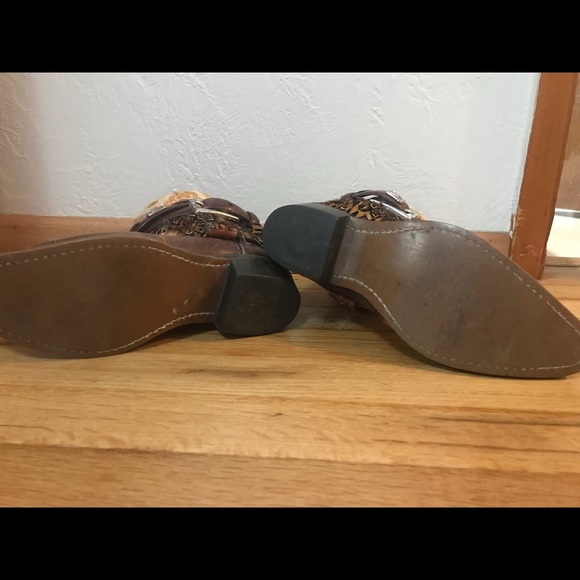 Repurposed leather boots - Picture 2 of 3